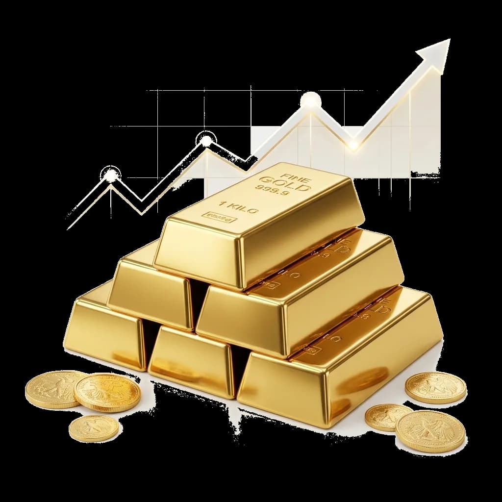 Gold Market Illustration