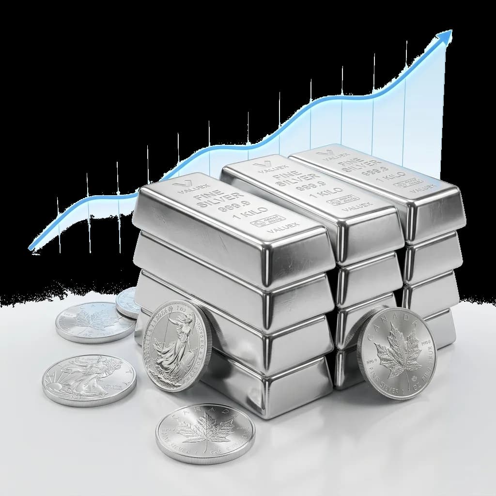 Silver Market Illustration